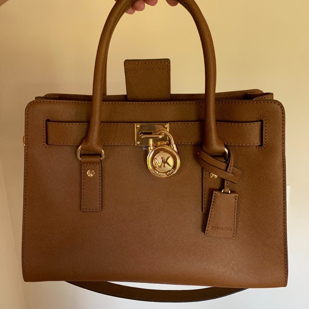 NEW, NEVER WORN Michael Kors Leather Satchel Bag